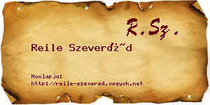 Reile Szeveréd névjegykártya